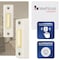 Newhouse Hardware Lighted Door Chime Push Button, White BT3WL - alternate 3